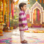 Gulabi Rang Kurta Pajama Set | Purple | Pure Cotton