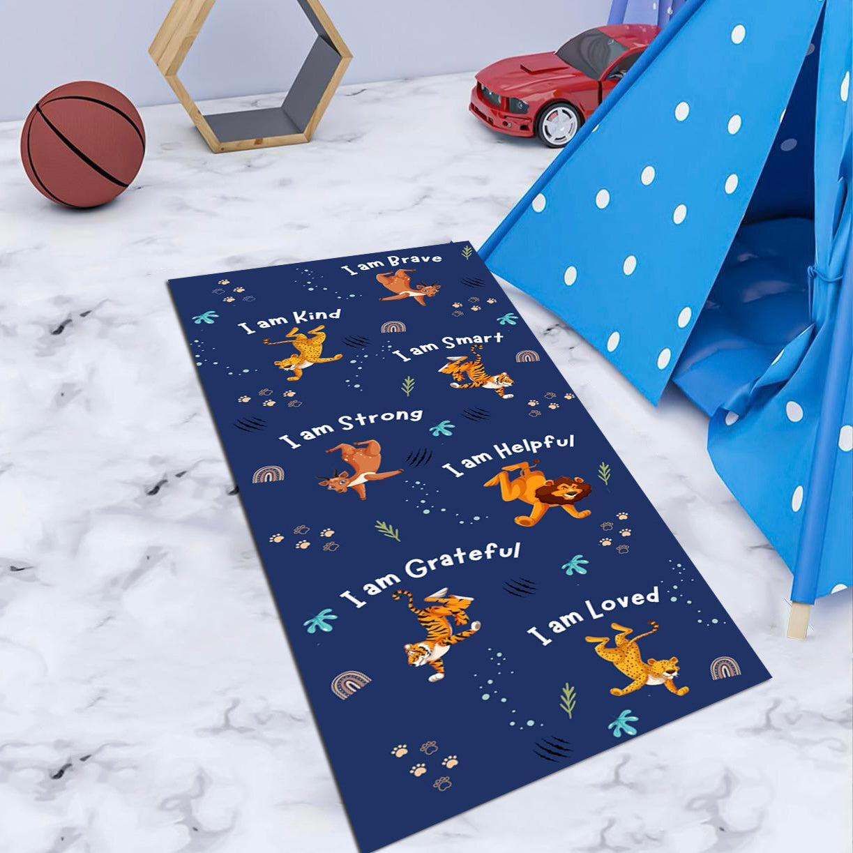 Affirmations Kids Yoga Mat