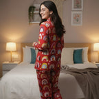 Holiday Mood | Adult Nightsuit Set| Pure Cotton