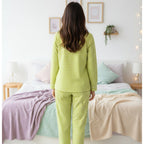 Green Paradise| Adult Nightsuit Set| Pure Cotton