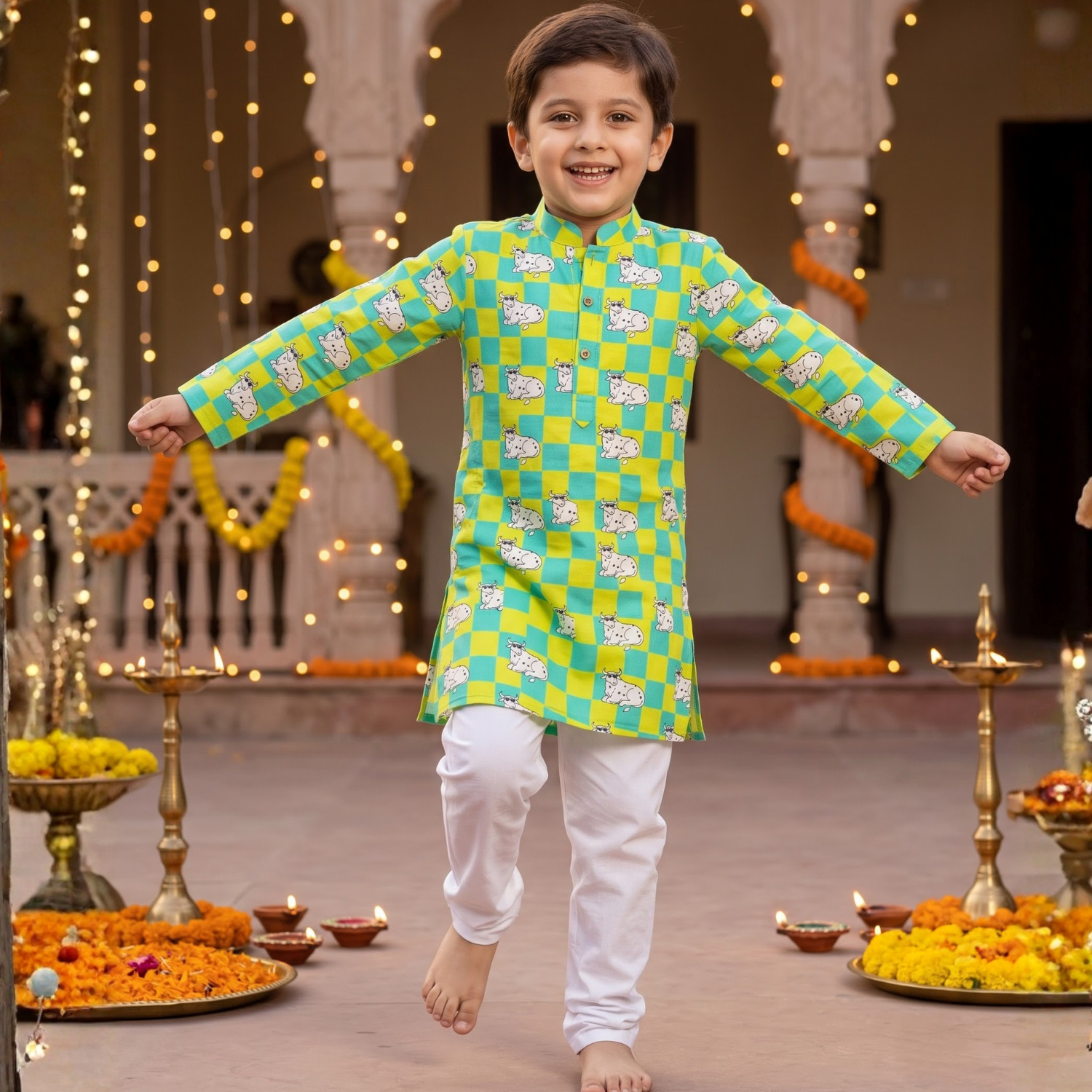 Gaiya Kurta Pajama Set For Boys |Pure Cotton