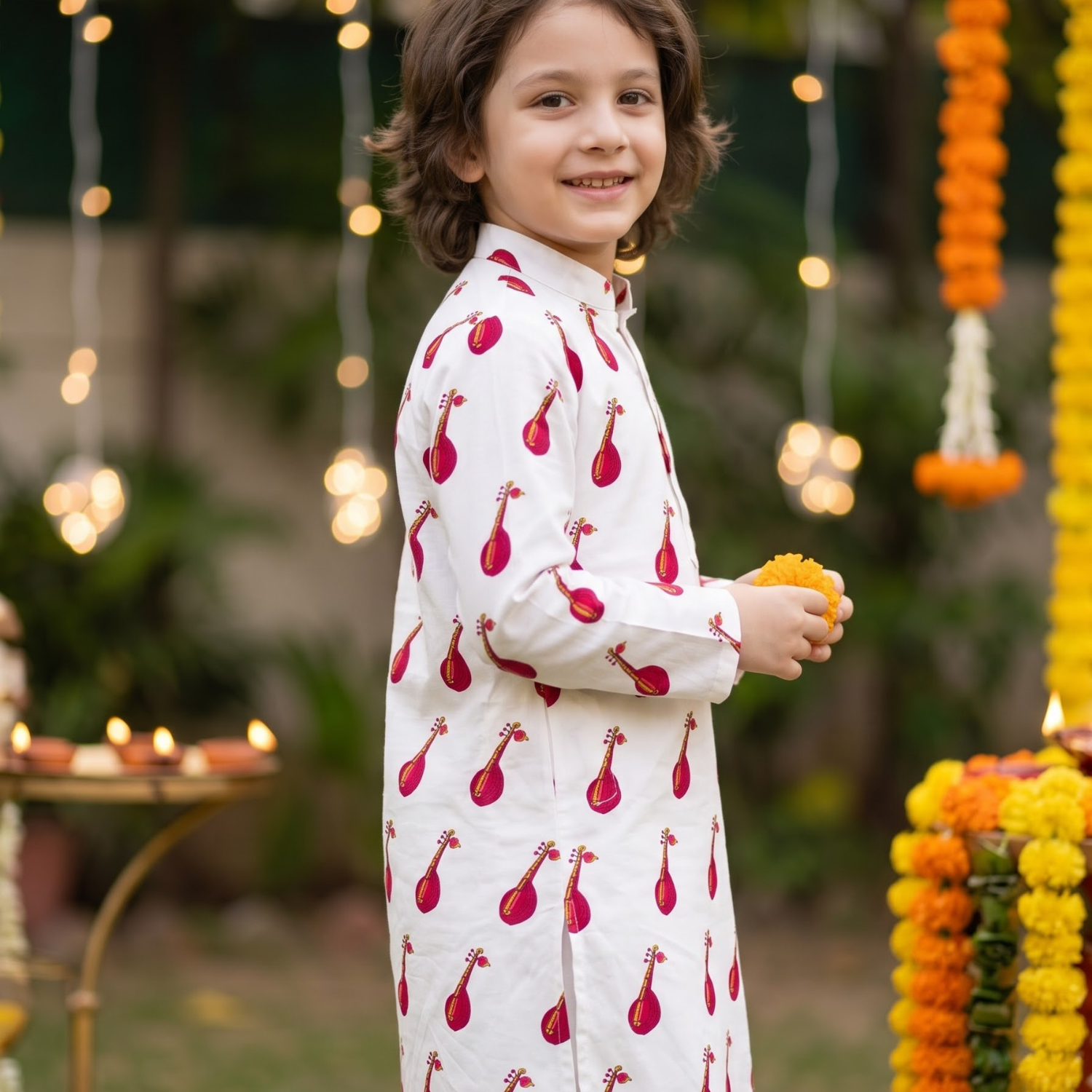 Sitar Kurta Pajama Set for Boys| Pure Cotton