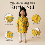 Jungle Ki Safari | Kurta Pyjama Set | Pure Cotton