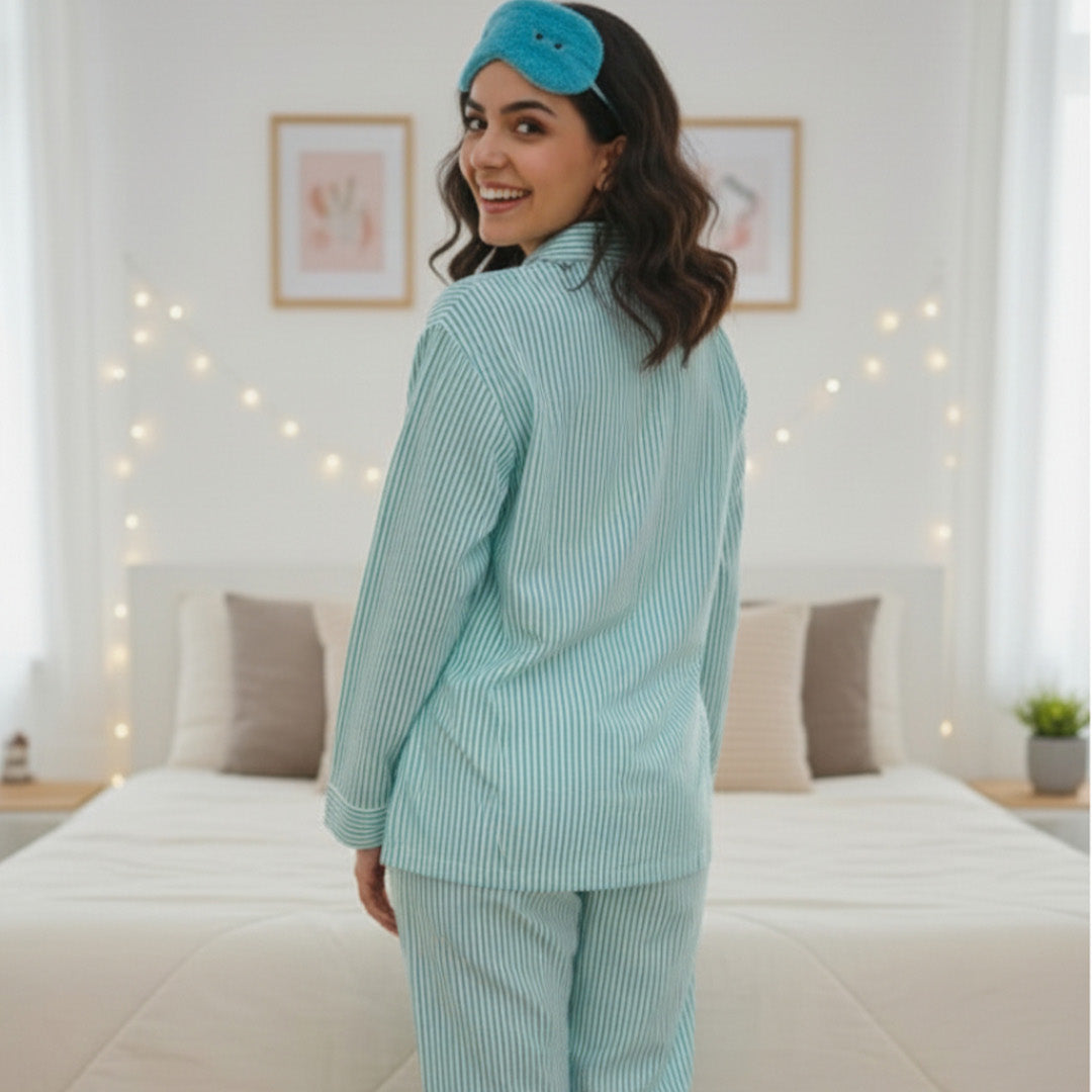 Day Dreaming | Adult Nightsuit Set| Pure Cotton
