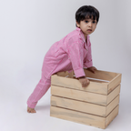 Sunday Stripes| Kids Nightsuit Set |Pure Cotton