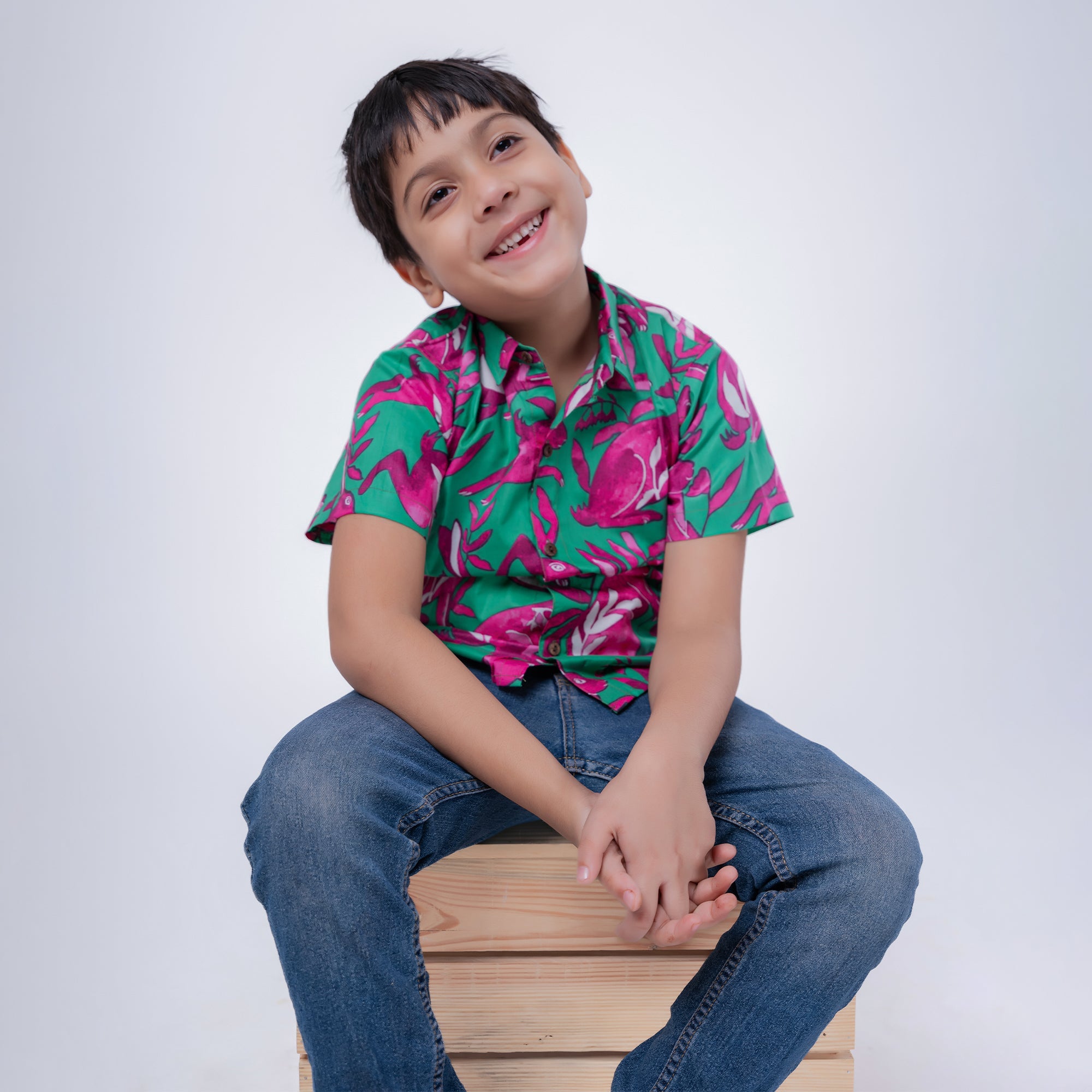 Cotton Boys Shirt Rabbit