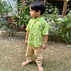 Tropical Shirt for Boys| Green Forest| Pure Cotton