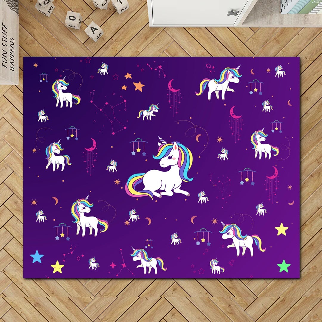 Unicorn Magic Kids Play Mat
