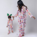 Over The Rainbow| Adult Nightsuit Set| Pure Cotton