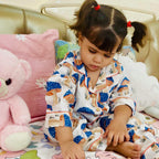 Mushrooms| Kids Nightsuit Set |Pure Cotton