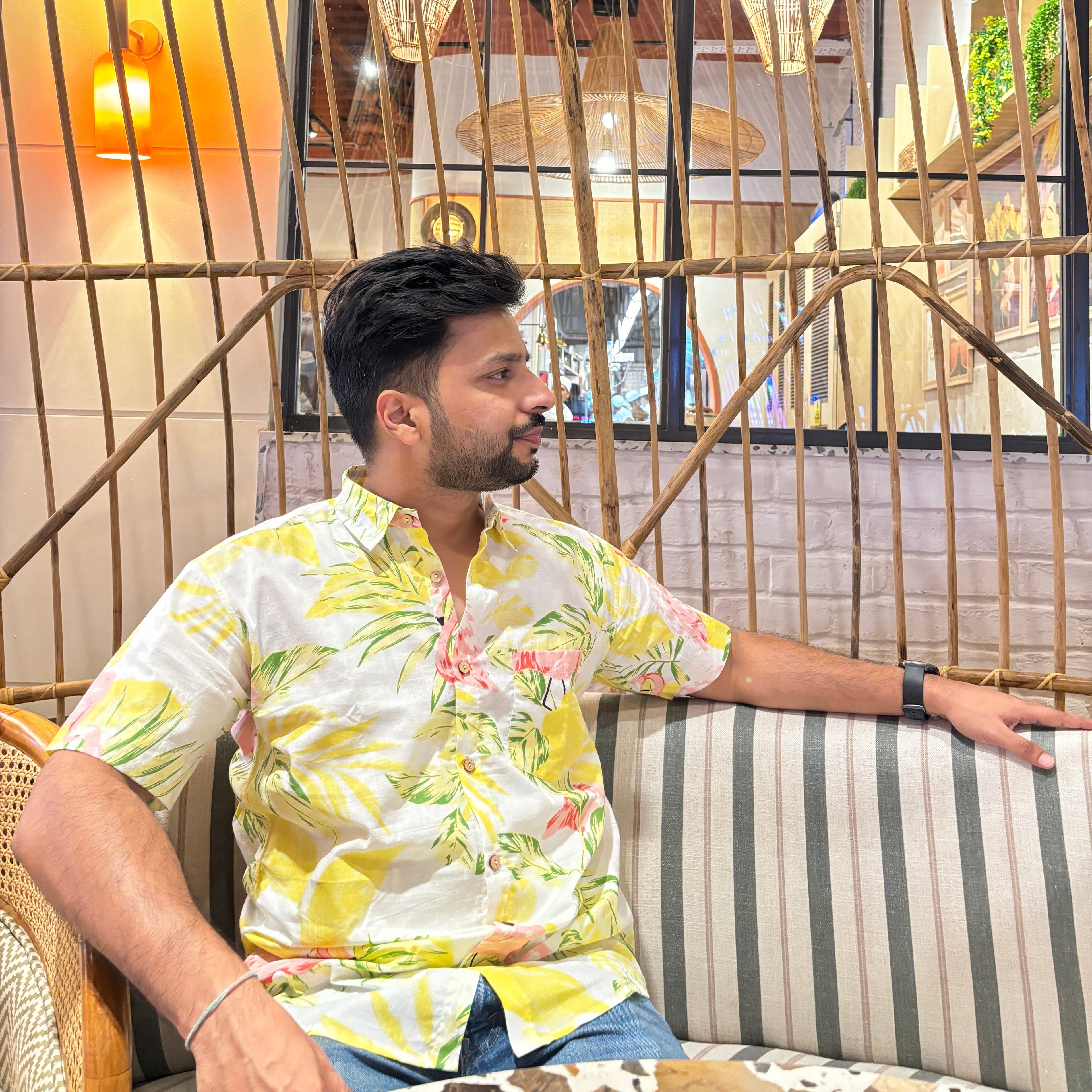 Yellow Flamingos| Family Twinning (Baby Girl): Match in Style! | Pure Cotton