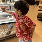 Designer Shirt for Boys| Floral Firework| Pure Cotton