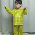 Green Paradise| Kids Nightsuit Set |Pure Cotton