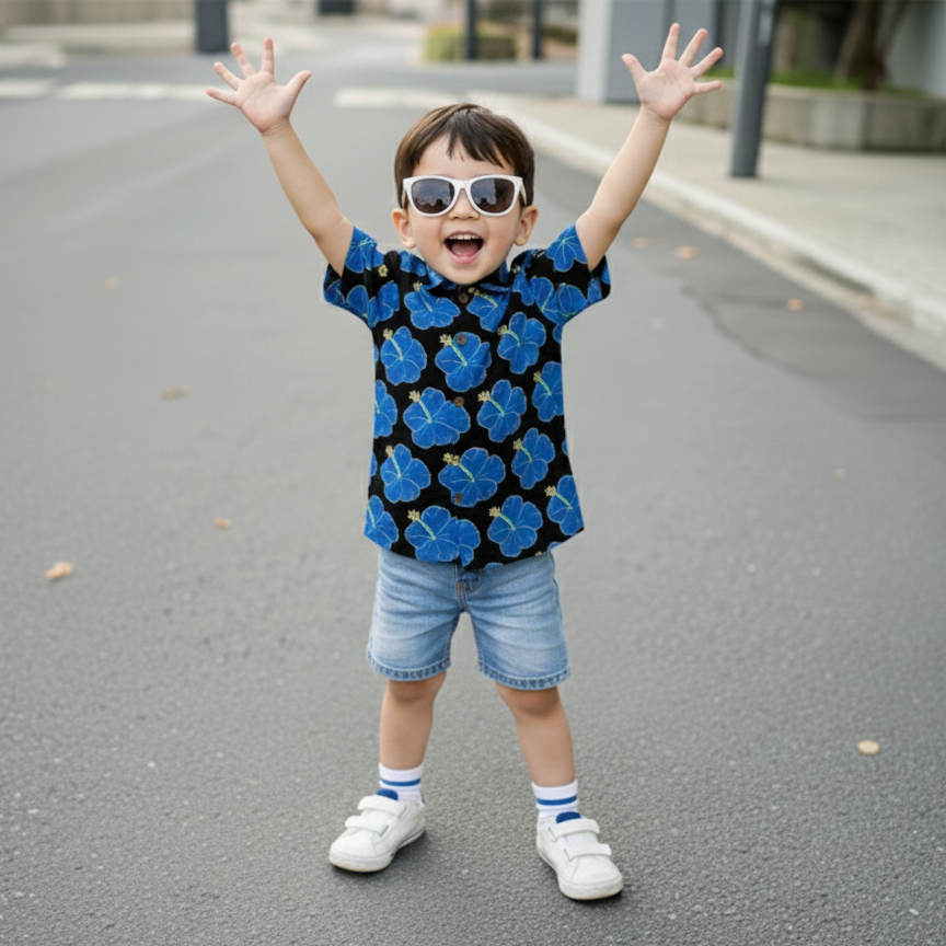 Kali Shirt for Boys | Pure cotton poplin