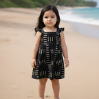 Black party waves sibling twinning outfits | Pure Cotton