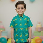 Bhindi Shirt Twinning Outfits for Mother and Son | Pure cotton poplin
