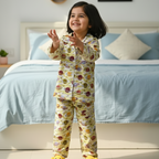 Planets | Kids Night suit Set |Pure Cotton