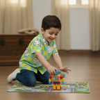 Gaiya Shirt for Boys- Yellow | Pure Cotton Poplin