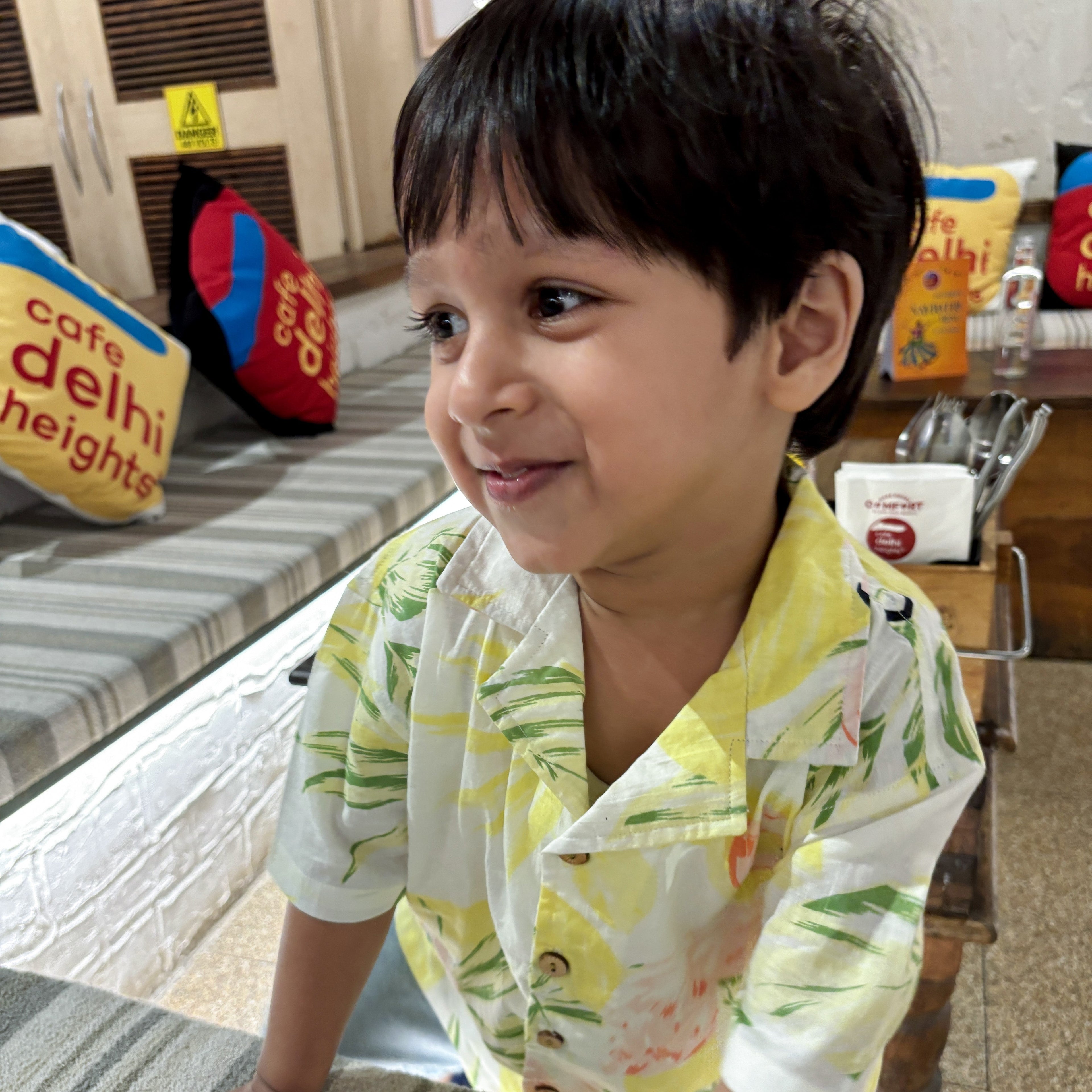 Yellow Flamingos| Family Twinning (Baby Boy): Match in Style! | Pure Cotton