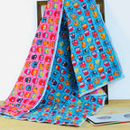 Reversible Character Quilt- Wise Owl - Blue & Pink