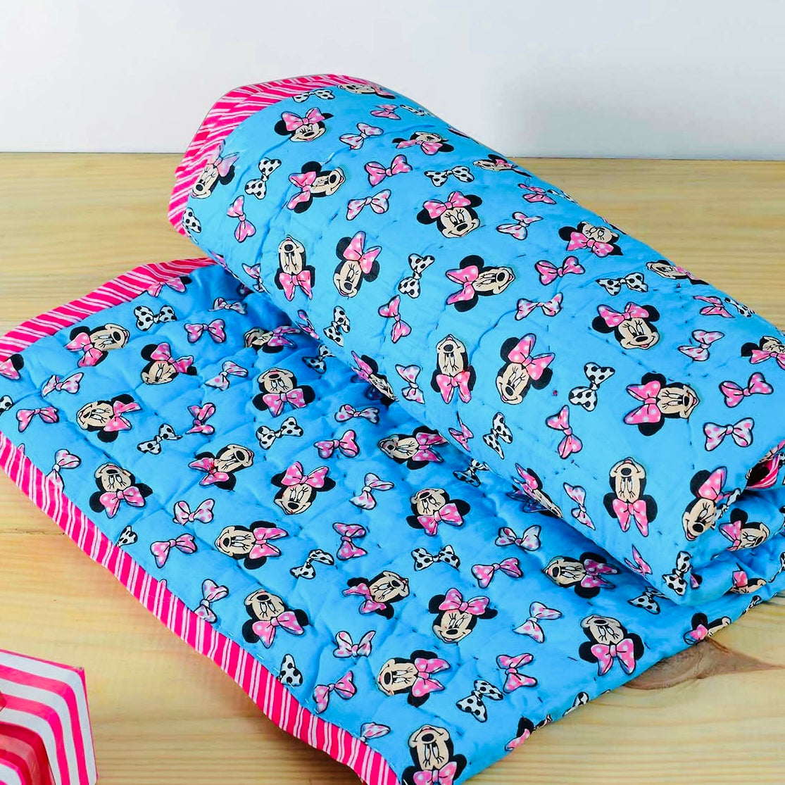 Reversible Character Quilt- Disney- Red & Blue