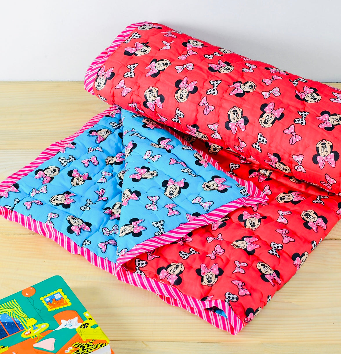 Reversible Character Quilt- Disney- Red & Blue