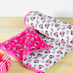 Reversible Character Quilt- Disney- Pink & White