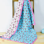 Reversible Character Quilt- Disney- Blue & White