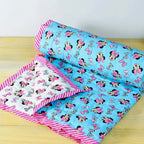 Reversible Character Quilt- Disney- Blue & White