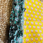 Breezy Cotton Dohar- Yellow Pandas