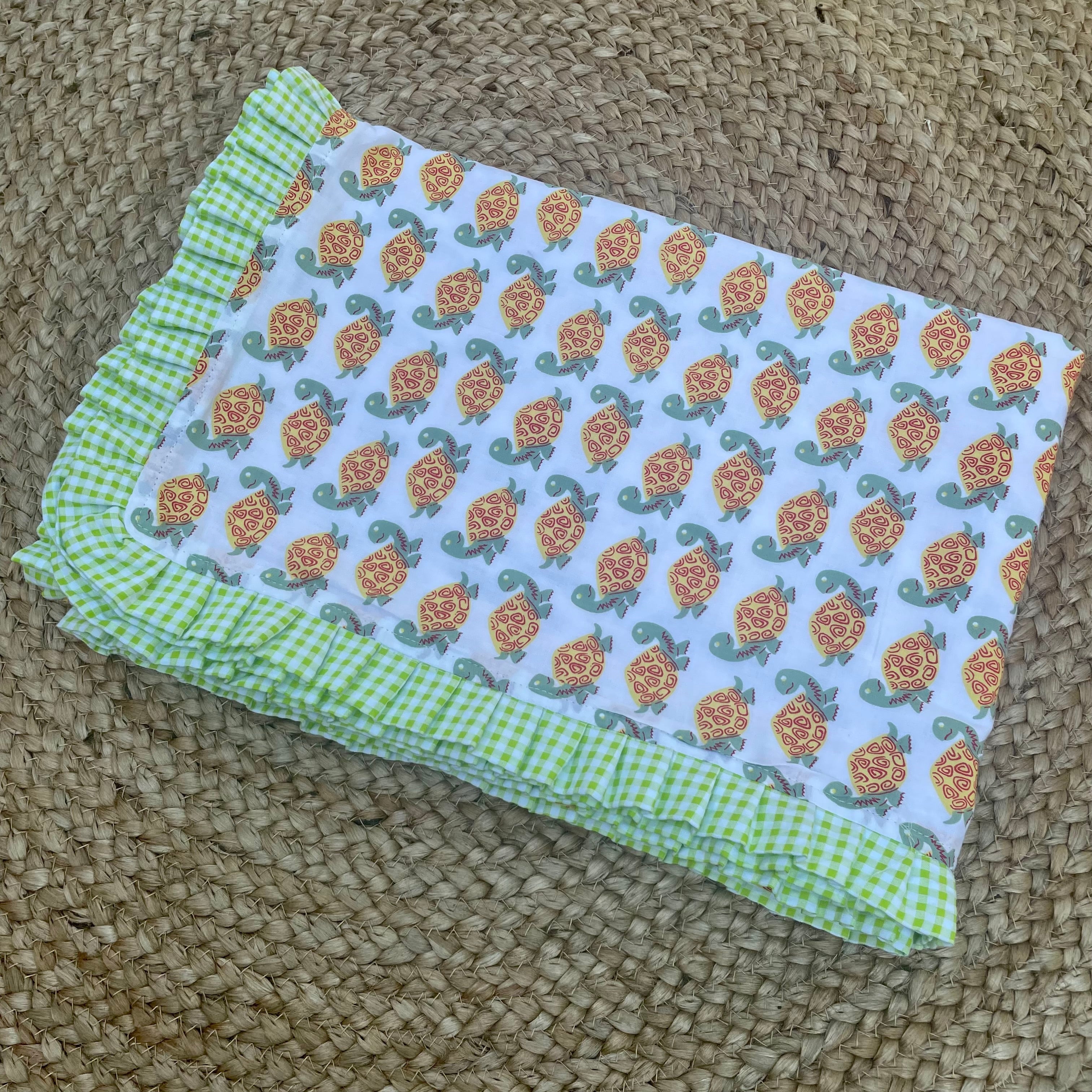 Breezy Cotton Dohar- Yellow Toto