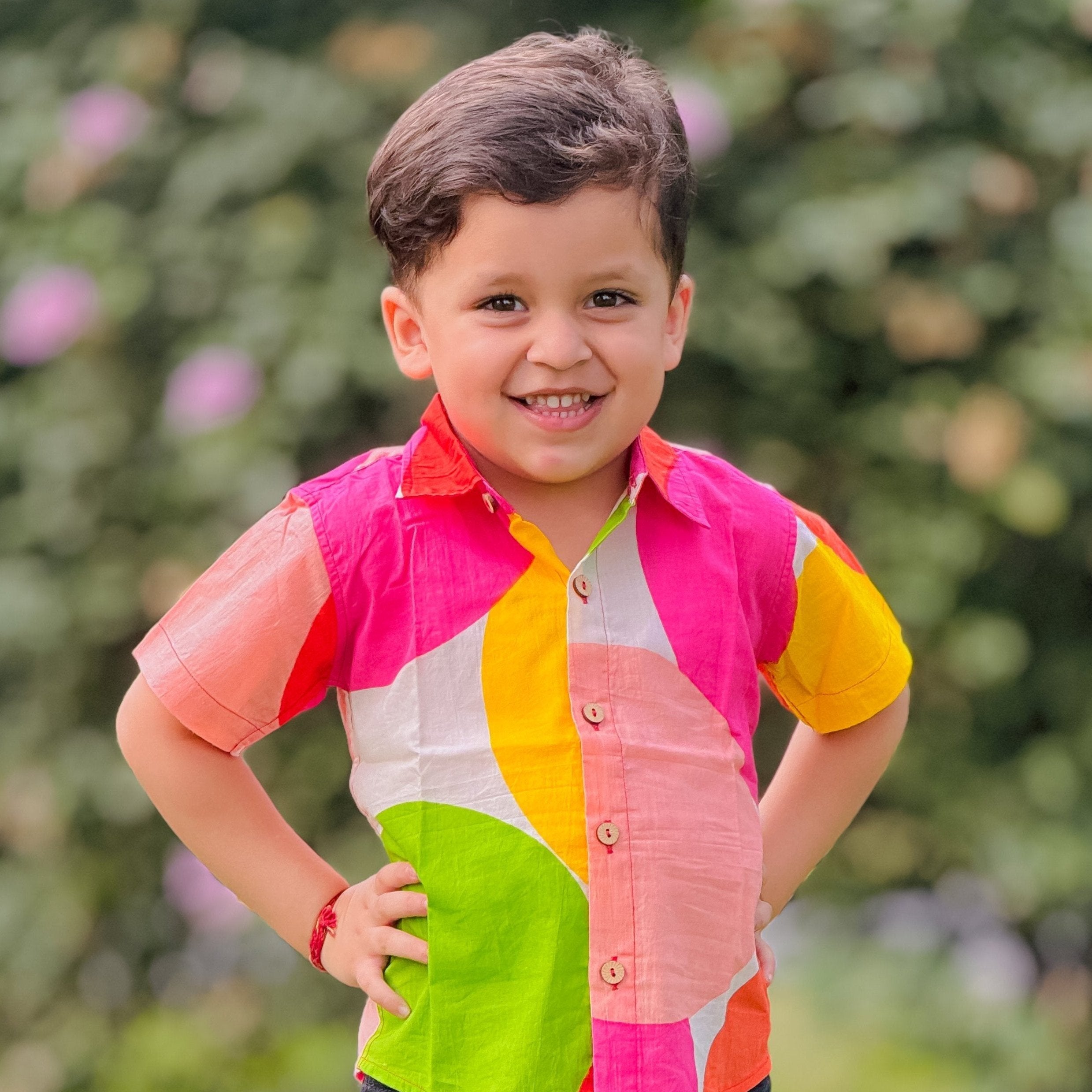Designer Shirt for Boys | Poppins | Pure Cotton