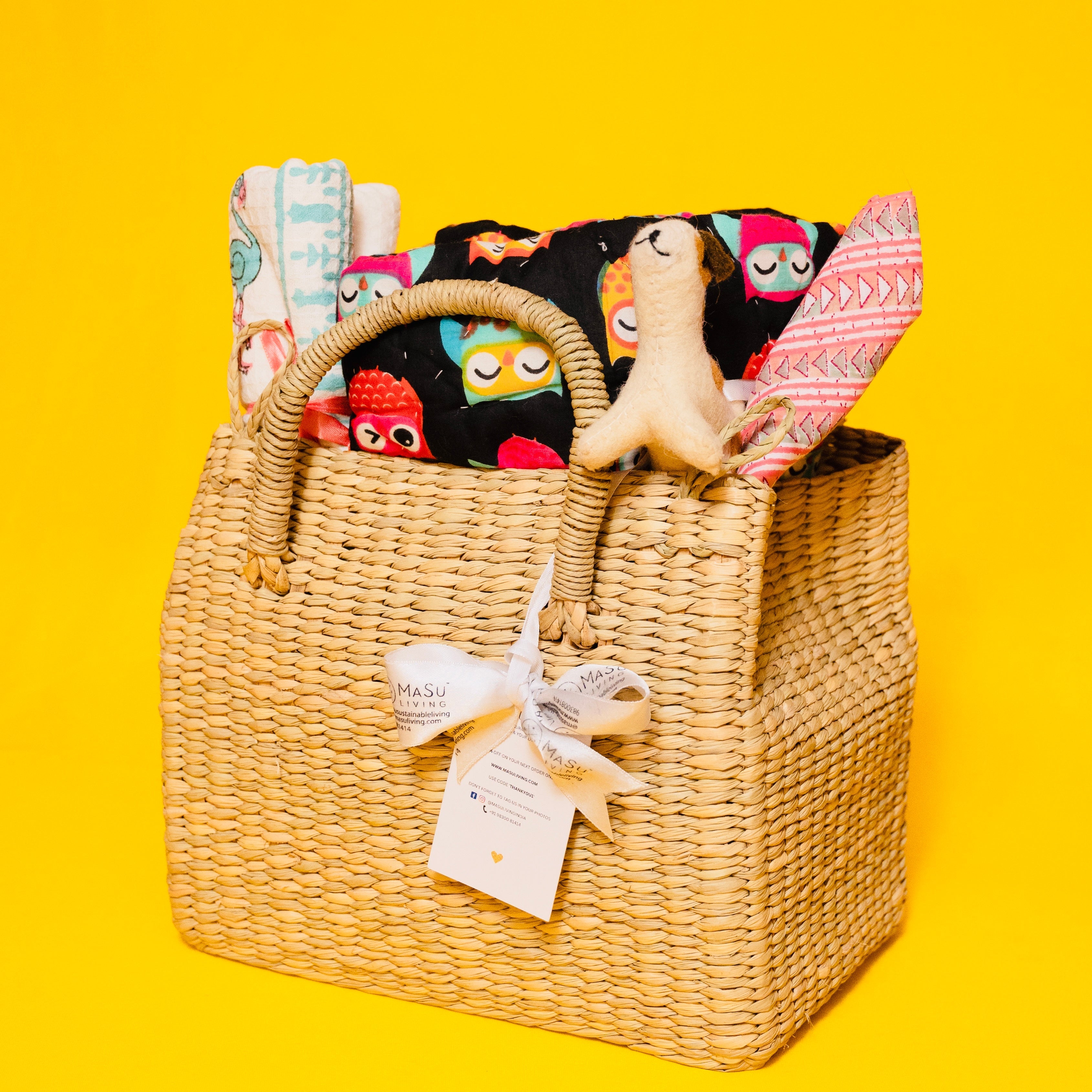 Aloka Baby Hamper Owls & Flamingos