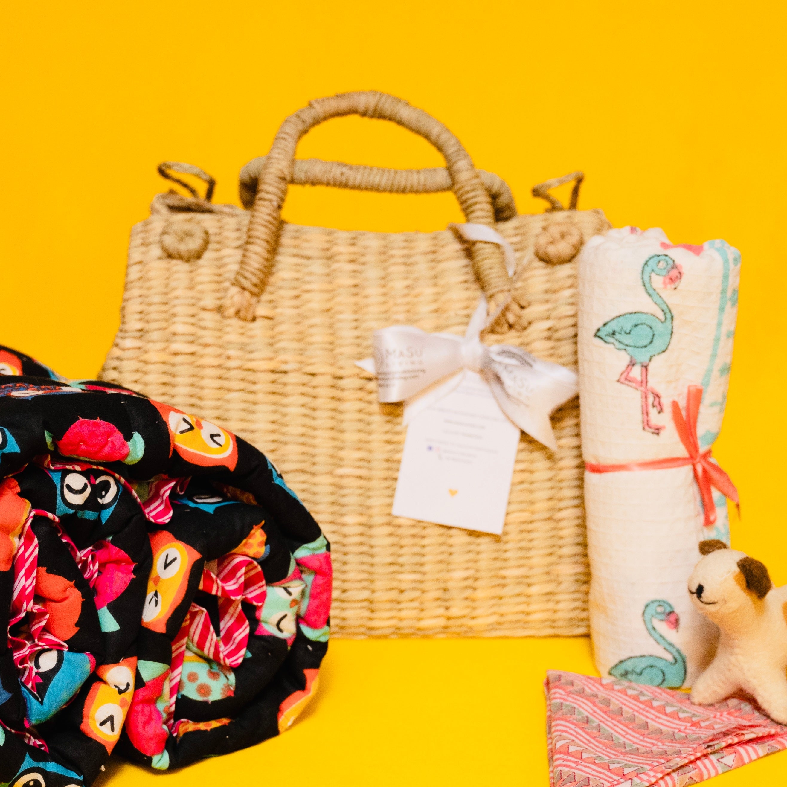 Aloka Baby Hamper Owls & Flamingos