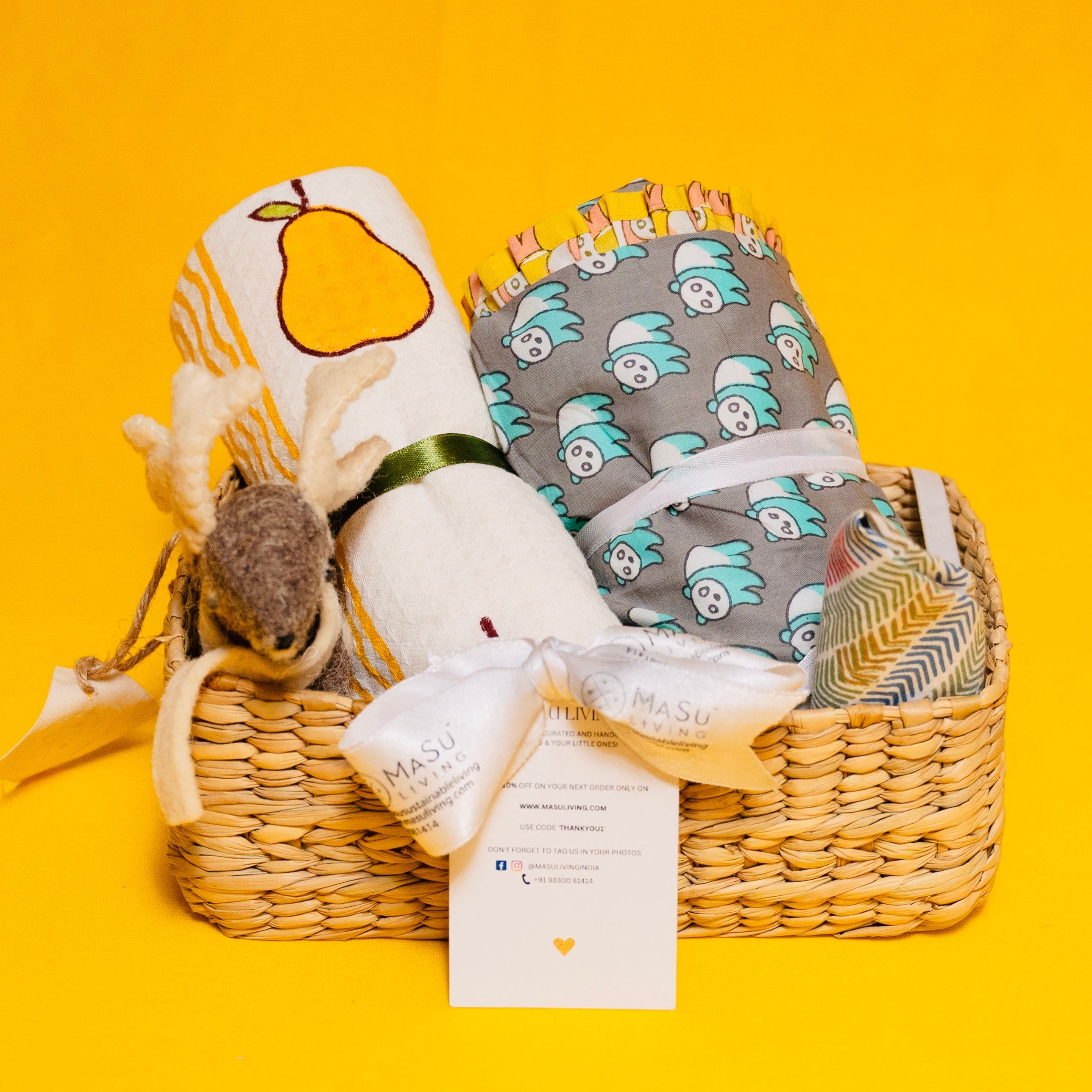 Mini Aloka Baby Hamper-Yellow Mellow