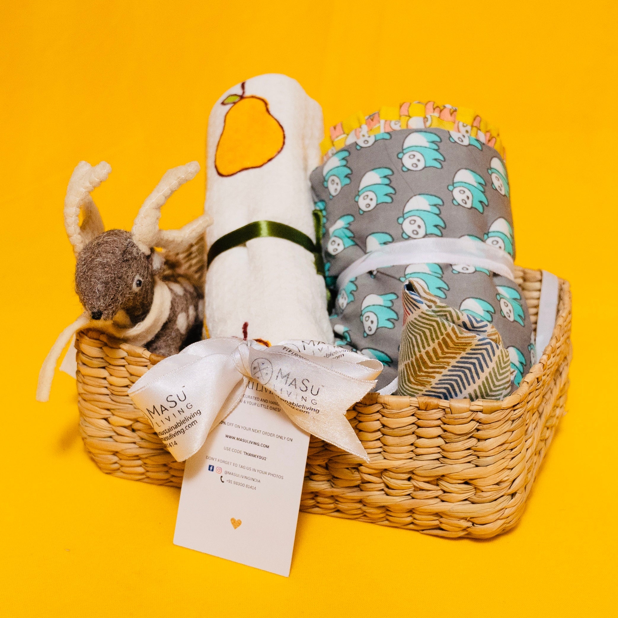 Mini Aloka Baby Hamper-Yellow Mellow