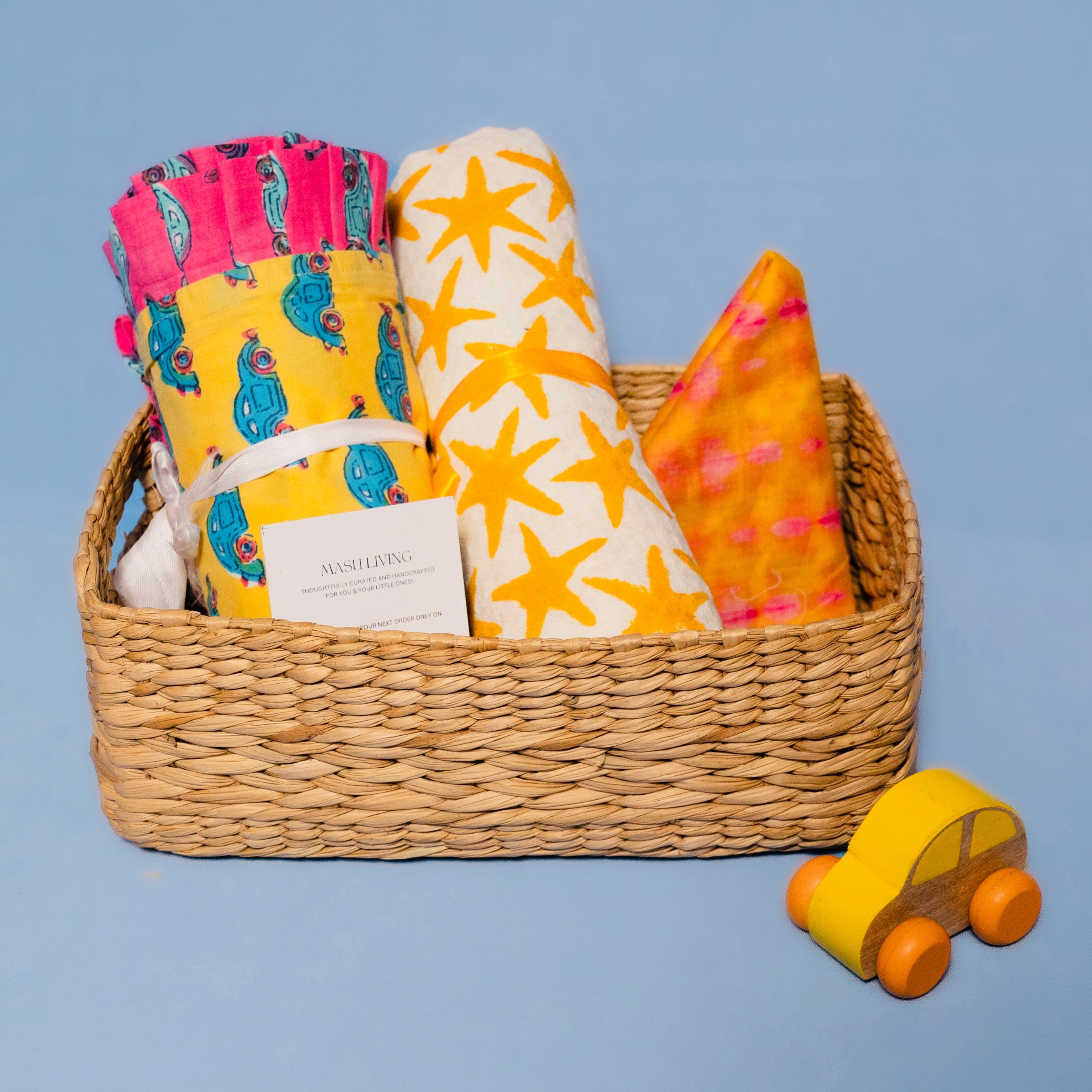 Mini Aloka Baby Hamper- Starry Yellow