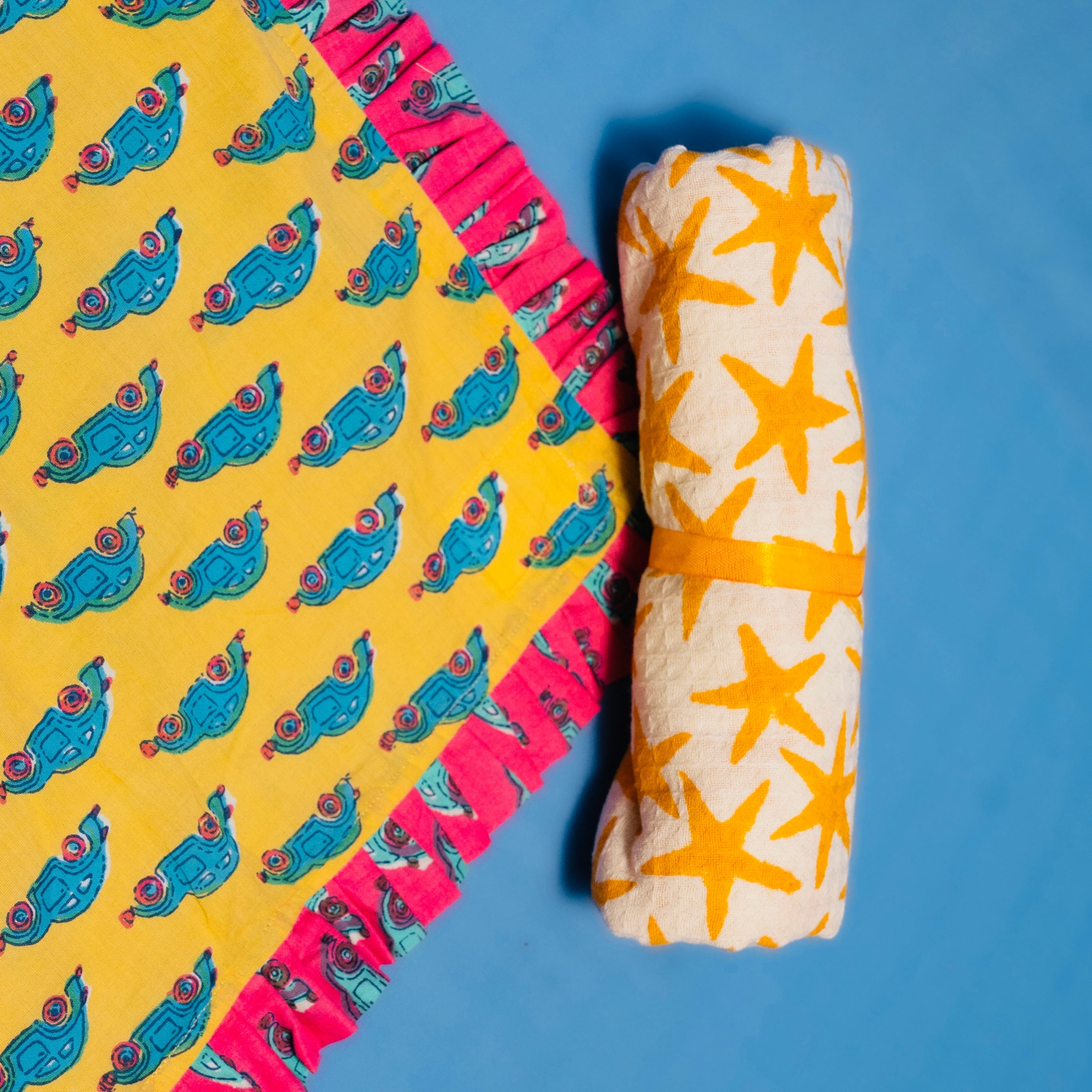 Mini Aloka Baby Hamper- Starry Yellow