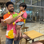 Cool and Casual Twinning Shirts for Father and Son| Poppins| Pure Cotton