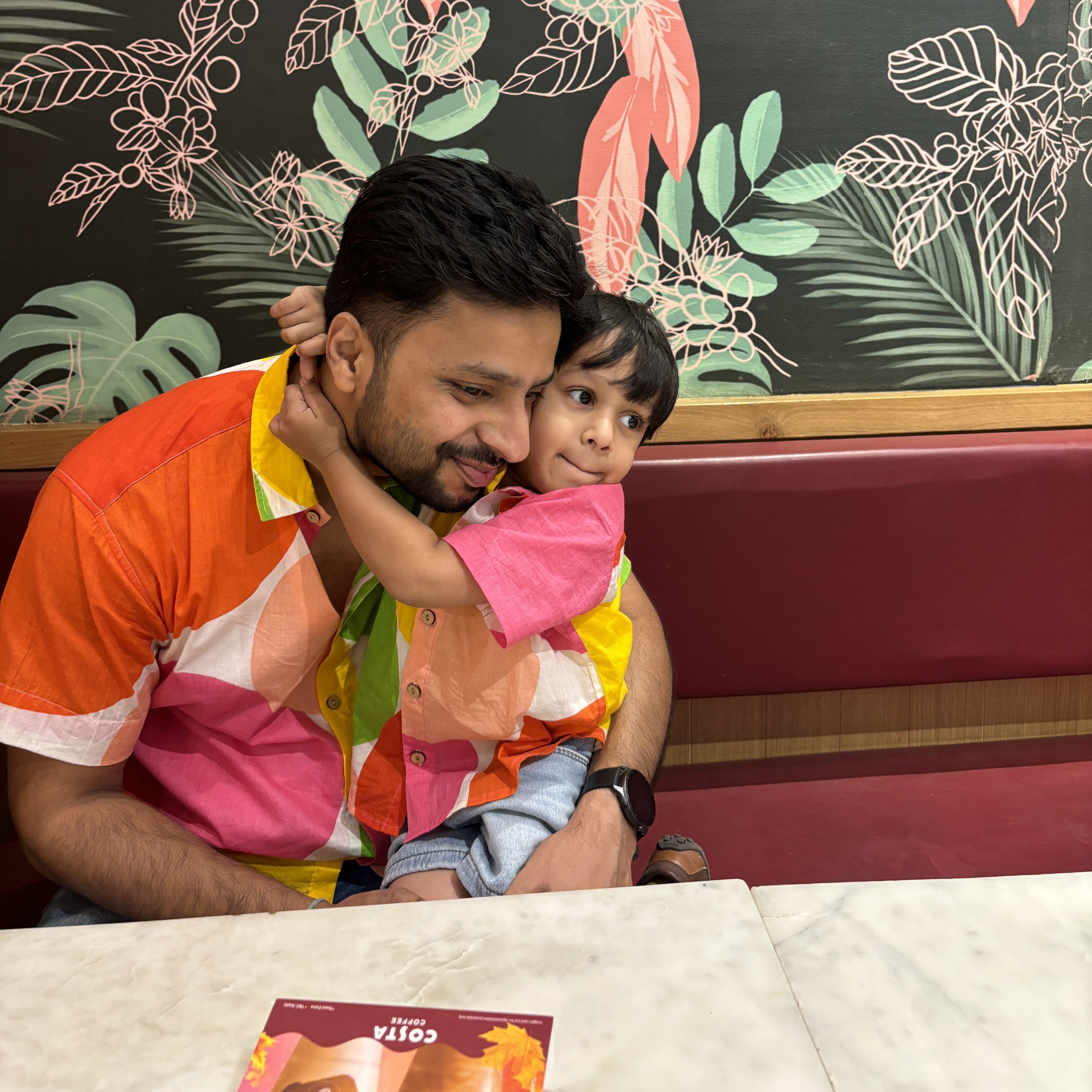 Cool and Casual Twinning Shirts for Father and Son| Poppins| Pure Cotton