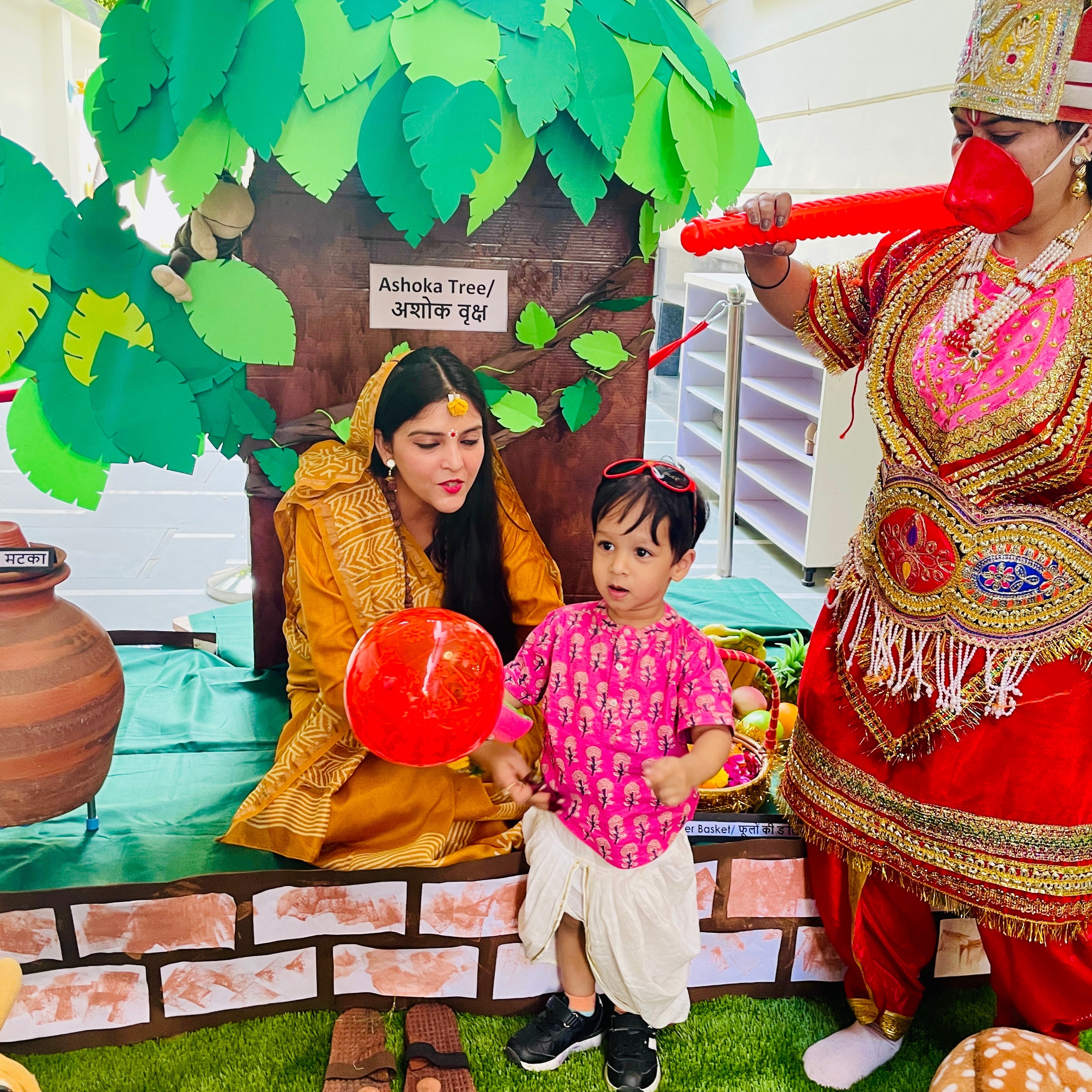 Cotton Boys Kurta Shirt Pink Boota