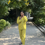 Green Paradise| Adult Nightsuit Set| Pure Cotton