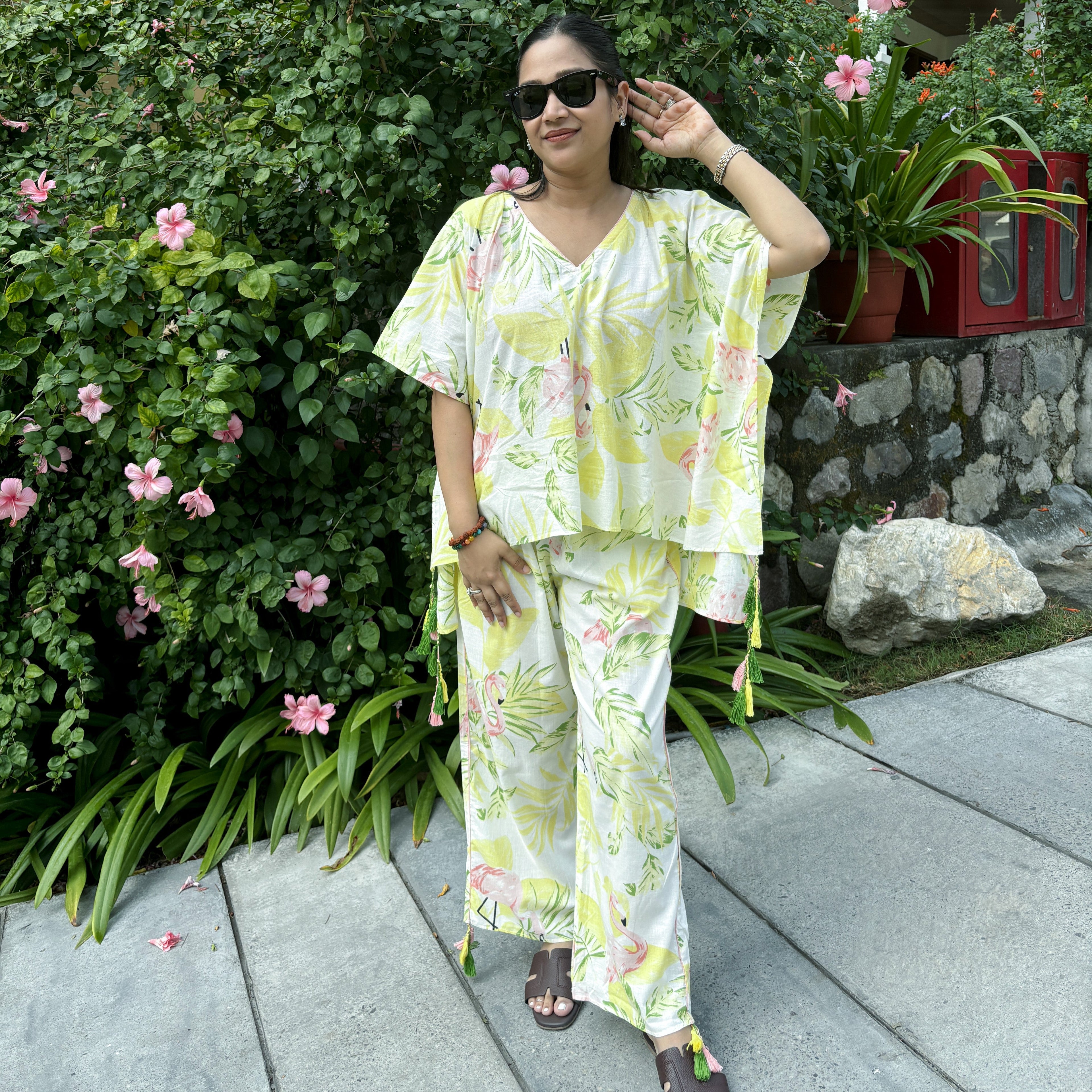 Yellow Flamingos| Family Twinning (Baby Boy): Match in Style! | Pure Cotton