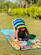 Kids Yoga Mat- Animal Safari