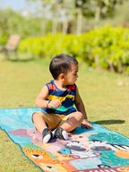 Kids Yoga Mat- Animal Safari