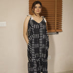 Adorable Twinning Outfit for Mother and Son |Black Party Waves | Pure Cotton