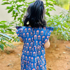 Cotton Blue Boota Sibling Twinning Outfits