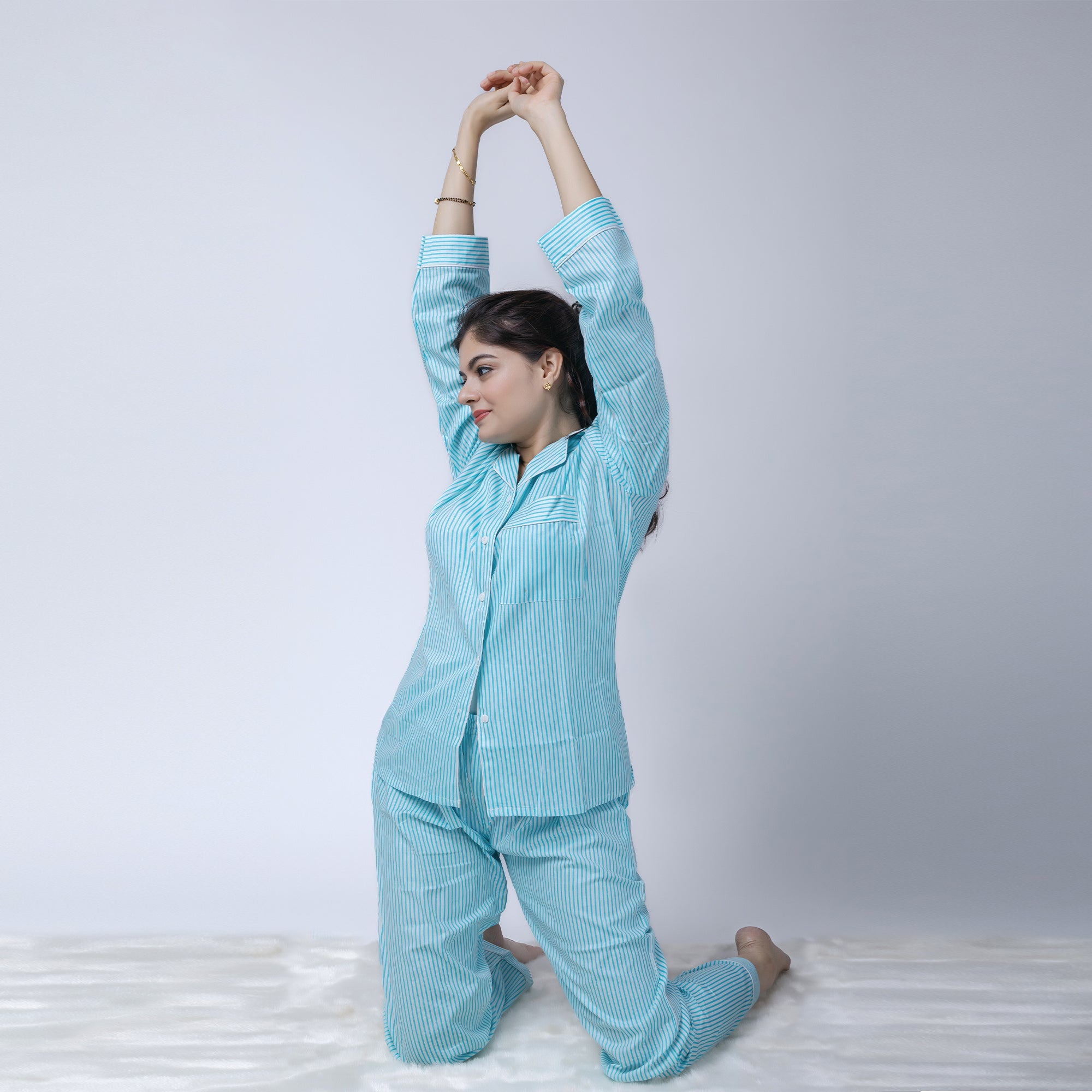 Day Dreaming | Adult Nightsuit Set| Pure Cotton