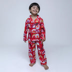 Holiday Mood| Kids Nightsuit Set |Pure Cotton