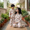 Jungle Safari Twinning Nightsuit Set| Pure Cotton